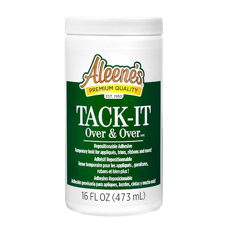 Aleene's Tack-It Over & Over Repositionable Adhesive 16 fl.oz.