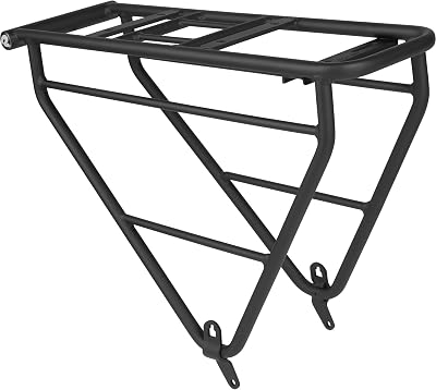 Retrospec Haul Electric Bicycle Rear Bike Rack 55 & 22 LB Cargo Capacity Aluminum Rear Rack for Electric Bike