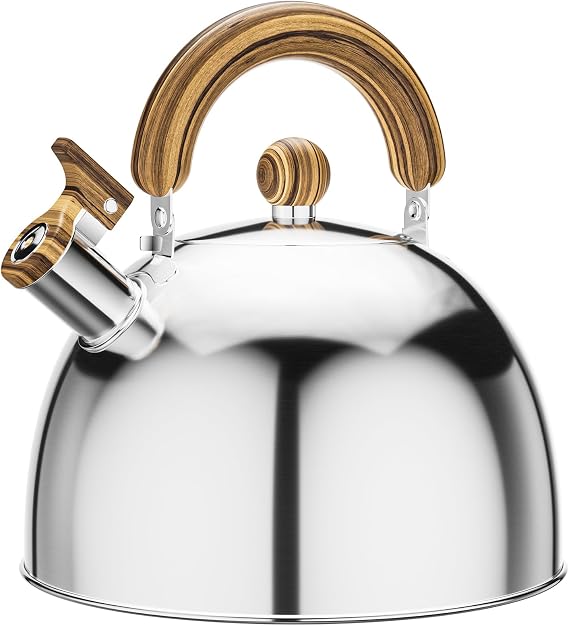 Tea Kettle for Stovetop Food Grade Stainless Steel, Tea Pot for Home & Kitchen