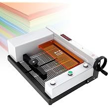 Desktop Electric Paper Cutter Machine, 40mm/300mm Leather Trimmer, with Alignment Grid & Metal Base for Precision Cuts on Cards, Photos, Documents