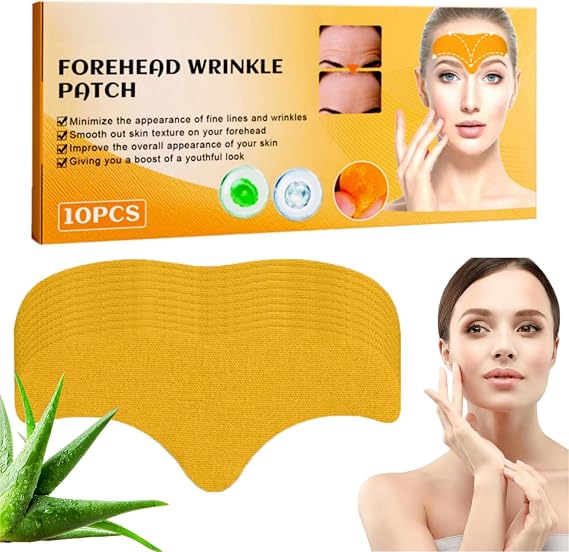 10PCS Forehead Wrinkle Patches,Anti Wrinkle Patches,Face Tapes For Lifting Sagging Skin,Forehead Wri-Nkle Pat-Ches For Fine Lines And Frown Lines,Smoothing&Moisturizing Fore-Head & Between Eyes
