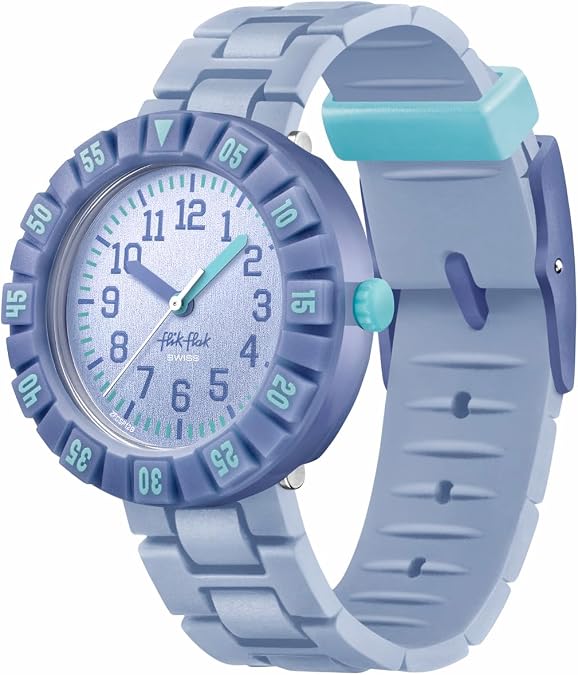 Flik Flak Boy Kids Watch Biosourced Quartz Waterproof Denimology