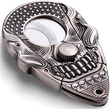 Cigar Cutter Stainless Steel Sharp Cigar Scissors with Knife Set, Precise Perfect Cut for Cigar The Best Gifts for Men (Color : Silver)