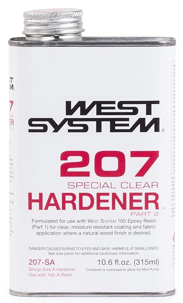 West System 207-SA Special Clear Epoxy Hardener | Non-Blush Finish