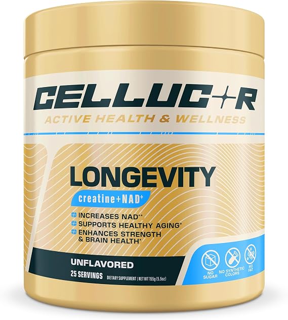 Cellucor Longevity Creatine + NAD+, Healthy Aging Support, 25 Serv