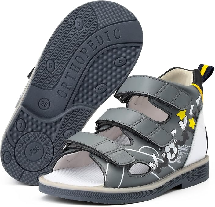 princepard Orthopedic Shoes for Kids,Corrective Summer Toddlers Low Top Sandals for Children with Arch and Ankle Support,Anti-slip Soles