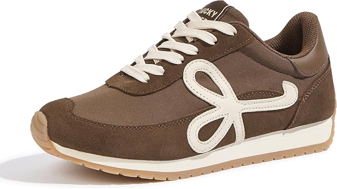 LUCKY STEP Women's Classic Retro Casual Fashion Sneaker