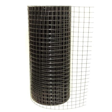 Deerbusters Trident Fence Welded Wire, Black, 2' X 100', 1.5" X 1.5" Mesh
