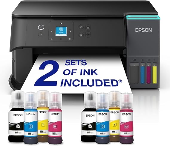 Epson Ecotank ET2950 All in One Ink Tank Printer plus Additional Genuine 102 Ink Multipack