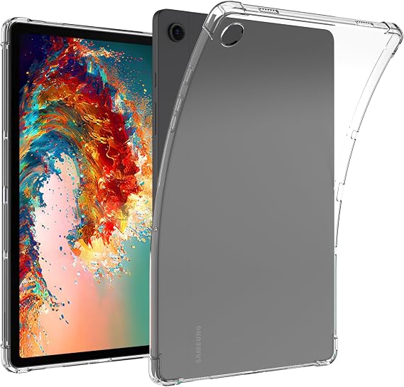 Samsung Galaxy Tab A9 8.7インチ 2023年SM-X110/X115/X117用クリアケース スリム 軽量 ソフト TPU シリコン 衝撃吸収 保護カバー Samsung Galaxy Tab A9 8.7インチ 2023年用
