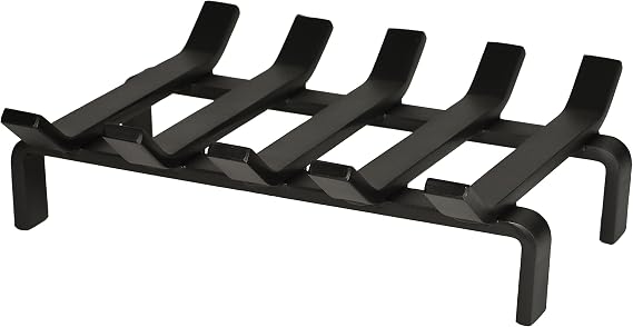 SteelFreak Heavy Duty 13 x 10 Inch Steel Grate for Wood Stove & Fireplace - Made in the USA
