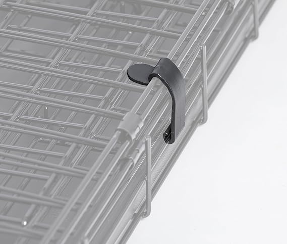 MidWest Homes for Pets Replacement Dog Crate Locking Latch, Plastic, Black, LATCHPL-1