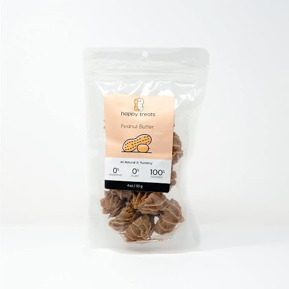 Pet Treats Pawsome Peanut Butter Dog & Hamster Treats and Chews Freeze Dried Pet Treats Healthy Pet Nutrition (4 oz)