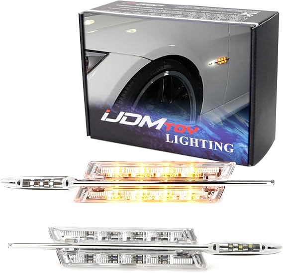iJDMTOY LED Fender Side Marker Lights For BMW 1/3/5 Series (Exx Chassis)