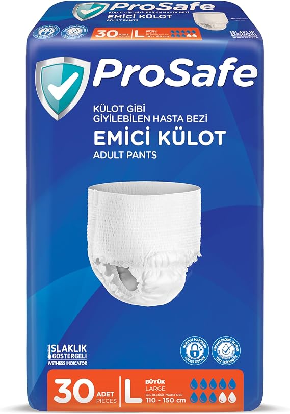 Prosafe Emici Külot Büyük (L) 30 Adet
