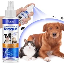 Anti-Itch Spray for Dogs Cats Horse Itch Remedies Relief Spray for Hot Spot Bites Scratches Irritated Skin for Dogs Irritated Dry Itchy Skin for Pet Skin Care (4 oz)