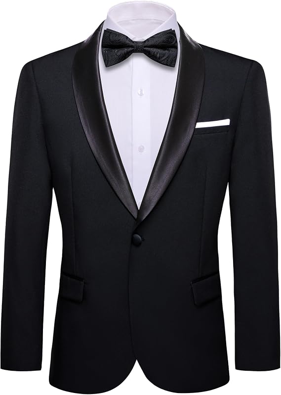 Barry.Wang Mens Casual Blazer Regular Fit Two Button Lightweight Sport Coat