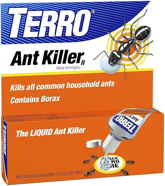 TERRO Liquid Ant Killer ll - T200, 2 oz - Ant Bait and Killer - Effective Insect Control for Indoors - Eliminate Colonies and Future Infestations