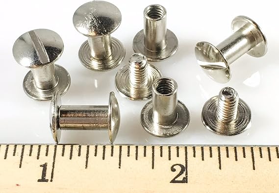 Chicago Screws 3/8" Plain 25 Pcs Np Silver
