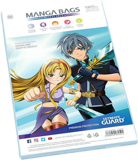 Resealable Manga Bags