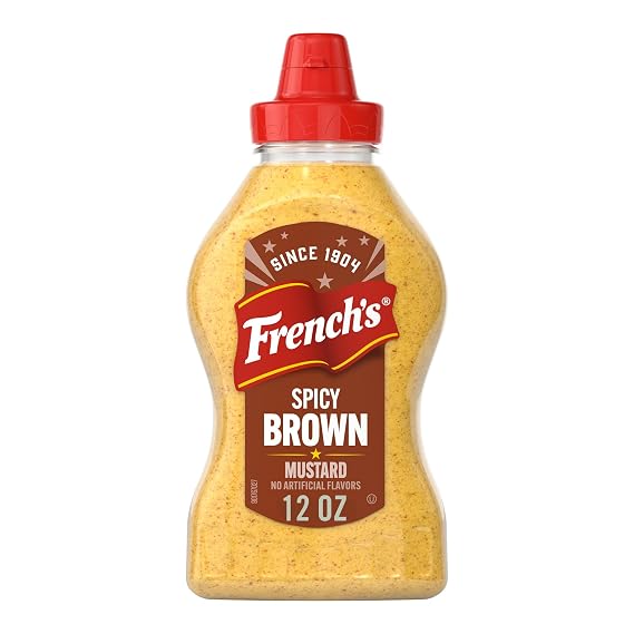 French's Spicy Brown Mustard, 12 oz