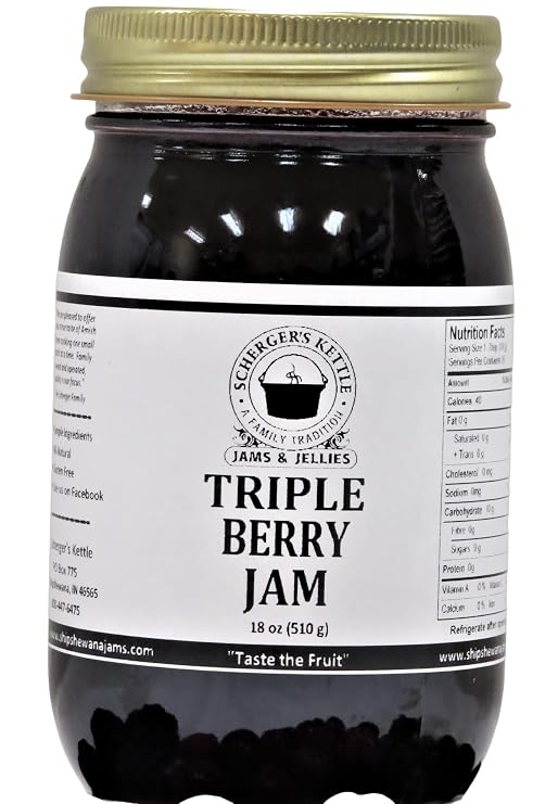 Triple Berry Jam, 18 oz