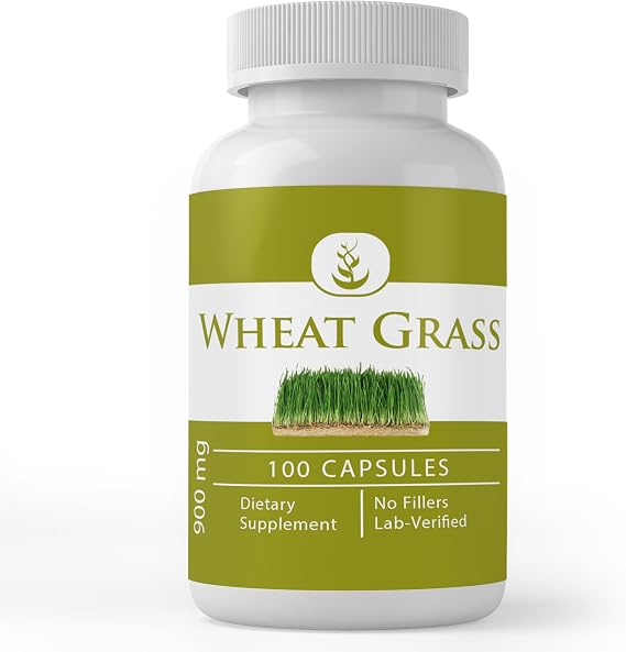 Pure Original Ingredients Wheat Grass, (100 Capsules) Always Pure, No Additives Or Fillers, Lab Verified