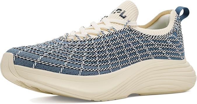 APL Athletic Propulsion Labs, Men's, Techloom Zipline, Slate/Navy/Pristine, 10, Medium