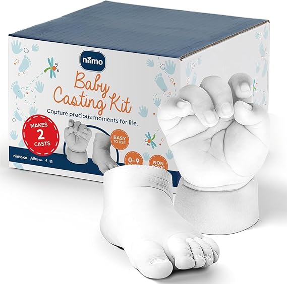 Niimo® 3D Baby Hand and Foot Casting Kit - Skin-Safe & Non-Toxic Keepsake