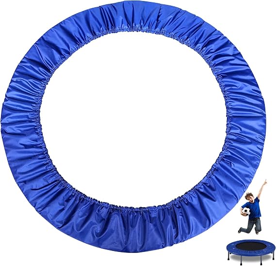 Trampoline Cover for Mini Trampoline Fitness Adults, 3 Layers Thickened & Widened Trampoline Replacement Mat, 800D Tear-Resistant Oxford Cloth Indoor Trampoline Accessories