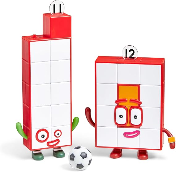 hand2mind Numberblocks Friends Eleven and Twelve Figures, Ages 3+