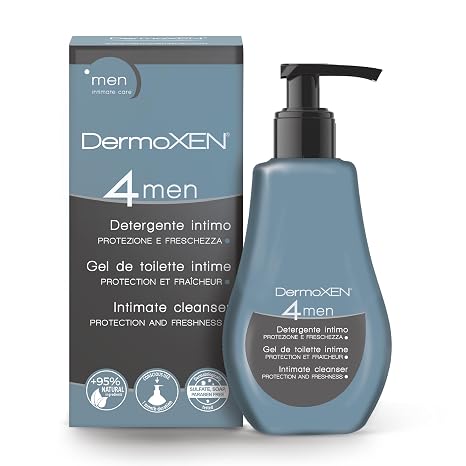 Dermoxen Intimo 4 Men 125ml With menthol and prebiotics freshness and odour protection dermatologically tested no SLS parabens and fragrances