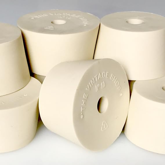 #10 Rubber Stopper with Hole