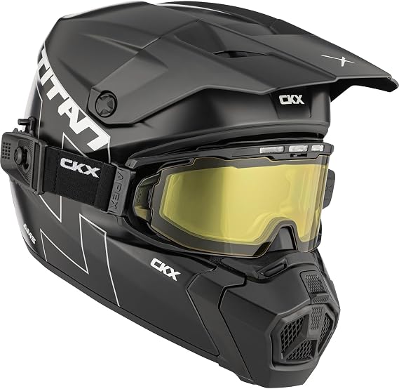 CKX Solid Double Shield AMS Titan Helmet