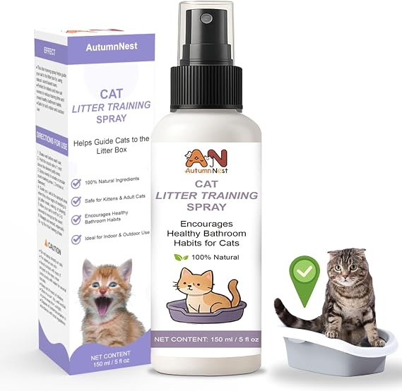 Litter Attractant for Cats, 150ml Cat Litter Training Spray for Kittens