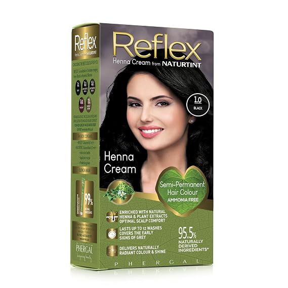 Naturtint Reflex from Naturtint Semi-Permanent Colour 1.0 Black 110ml