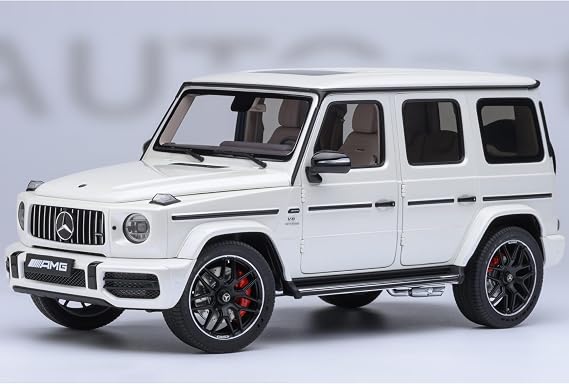AUTOart 2019 AMG G63 Brilliant White Metallic 1/18 Model Car AA76356