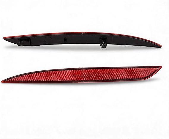 Dpofirs Rear Bumper Reflector for 2020 to 2023, Red Lens Car Tail Reflector Light, Rear Bumper Lights Replacement for (Left 26565 6FV0A)