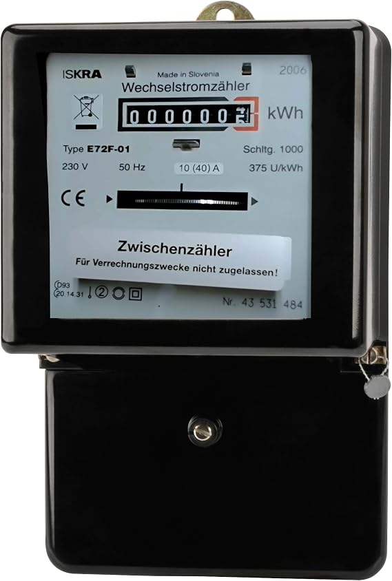 Unitec alternating current electricity meter 40740