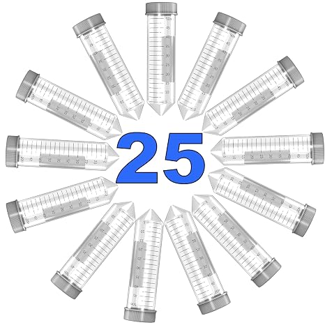 ONiLAB 50mL Conical Centrifuge Tubes, 25 Pcs
