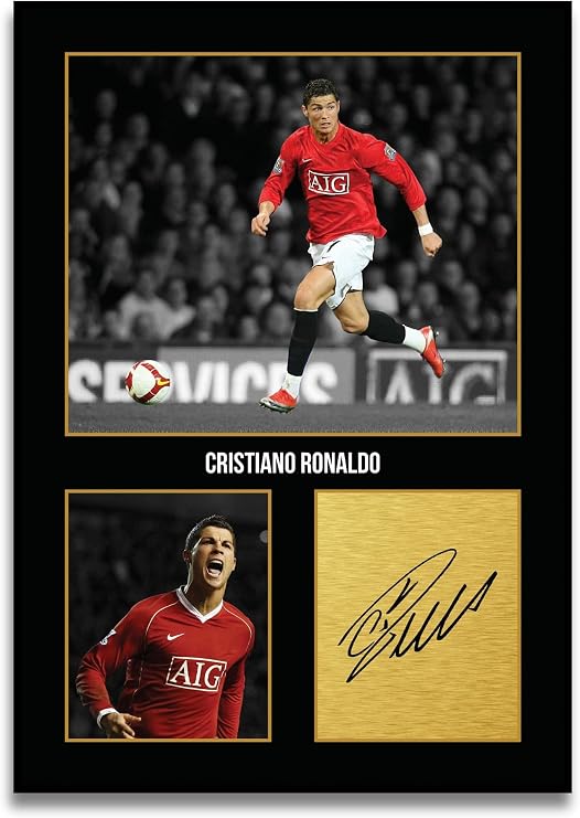HWC Trading Cristiano Ronaldo Gifts Printed Signed Autograph Picture for Football Fans and Supporters (ID-005005) - A4 Print Only