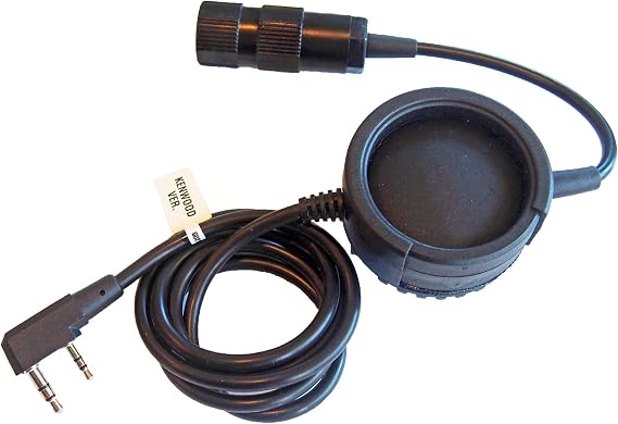 ArmorMason U-174 / Nexus TP-120 PTT Push-to-Talk System, Compatible with Kenwood/Baofeng, Wired, Black