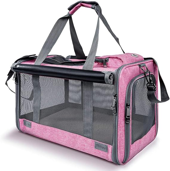 GAPZER Pet Carrier for Large and Medium Cats, Soft-Sided Pet Carrier for Big Medium Cats and Puppy, Dog Carriers Cat Carriers,Pet Privacy Protection Travel Carrier