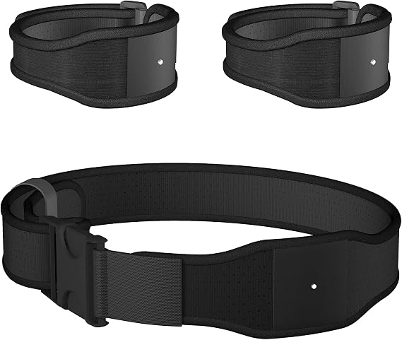 Orzero 1 Set Trackstraps Compatible for HTC Vive Tracker 3.0/HTC Vive Tracker 2017,2018/VRChat TrackBelt Extended Waistband Strap Wristband Strap Anti Skid Tracking for VR and Motion Capture