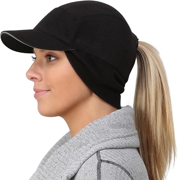 TrailHeads Women's Trailblazer Fleece Ponytail Winter Hat for Cold Weather