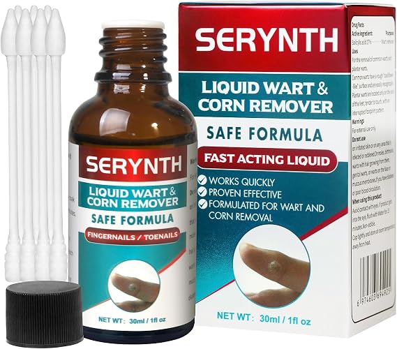 Wart Remover Liquid Strength - 17% Salicylic Acid, Fast-Acting, Wart Liquid, Freeze Removal, it works Common and Plantar Warts, Common, Flat Warts, Corn, Most Body Warts, Men and Women Effective