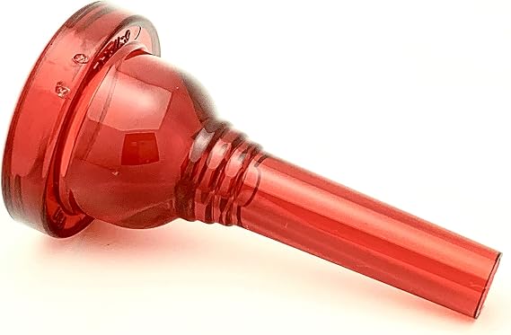KELLY-6-1/2AL - Small-shank Trombone/Baritone Lexan-Mouthpiece - Crystal-Red