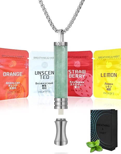 Green Crystal Smoking Quitting Aid Chain with Real Smoke Feel