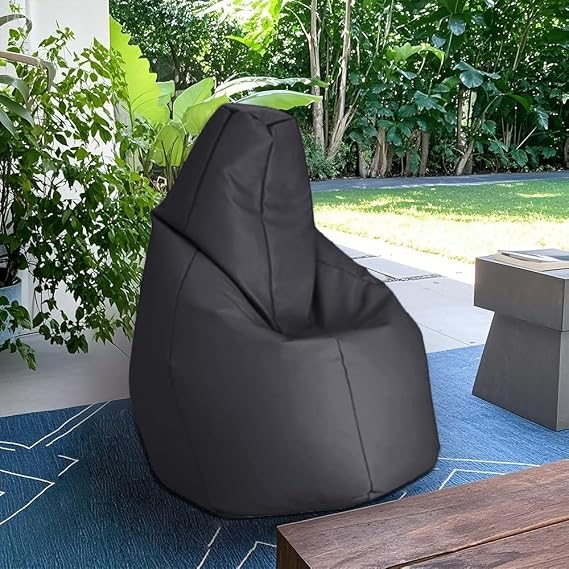 Floating Bean Bag For Pool No Fillers Outdoor Waterproof Oxford Bean Bag Cover Aterproof Bean Bag Reusable Bean Bag For Swimming Without Filler Garden Beach Camp Beanbag Sofa(Dark gray,M-D80cm-2.6ft-c