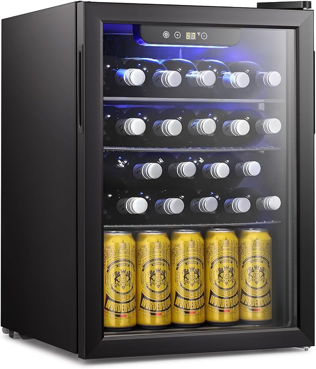 Antarctic Star Wine Cooler Cabinet Beverage Refrigerator 2.4 Cu. ft